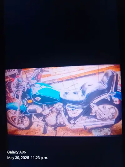 740cc Vulcan Kawasaki. Asking $6000 or trade for RV of some kind or long/tall van. Only 14000kms on...