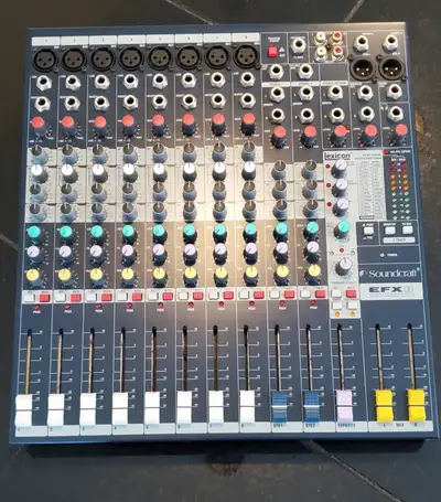 Soundcraft EFX8 mixer, View more