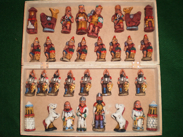 Chess Set, Ancient Peruvian, Inca Looking in Toys & Games in City of Toronto