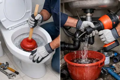 ✅ Toilet clog removal& replacement✅ Drain pipe clog removal, View more