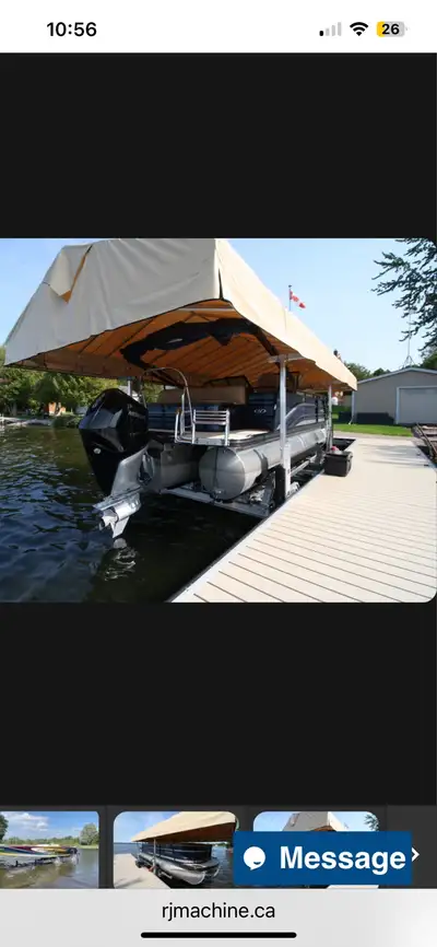 boat lift and dock, View more