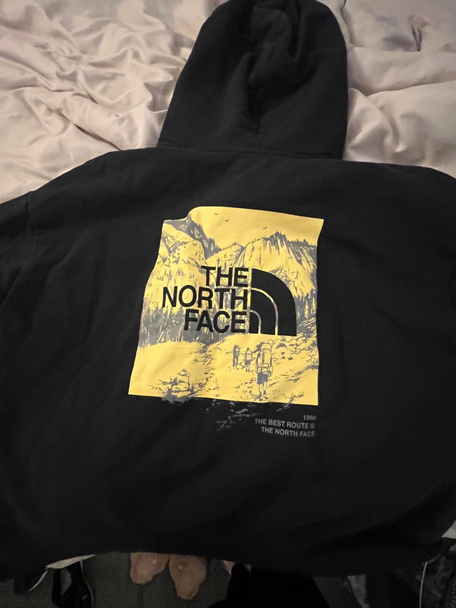 Northface Cropped Navy Hoodie in Women's - Tops & Outerwear in UBC - Image 2