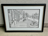 Vintage "Dalry" Street Print