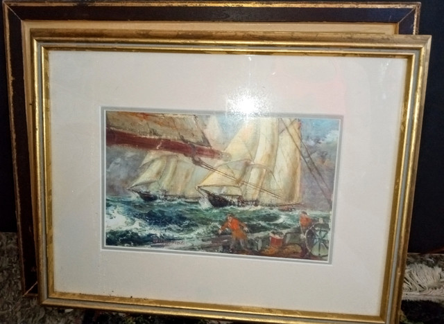 print of Joseph Purcell bluenose schooners  in Arts & Collectibles in St. Catharines - Image 2