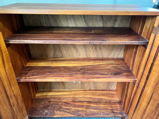 Solid Hawaiian Koa Wood Cabinet in Bookcases & Shelving Units in City of Toronto - Image 3