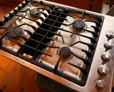 JENN-AIR 30” gas cooktop with downdraft, View more