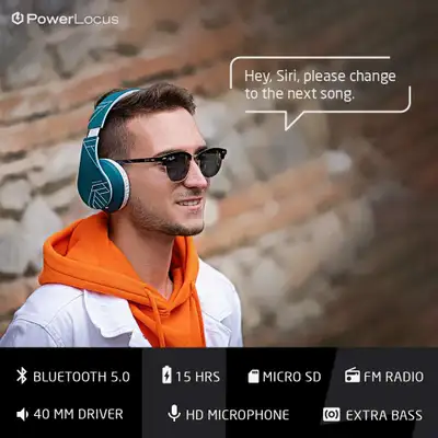 BLUETOOTH STEREO OVER EAR HEADPHONES. MICRO SD SLOT..BRAND NEW, View more