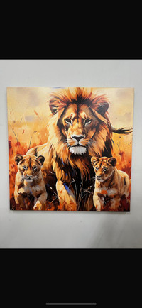 ExclusiveArt Lion & cubs (Brand new instore)