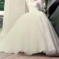 WEDDING DRESS VINTAGE ALFRED SUNG