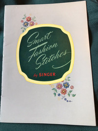  Smart Fashion Stitches by Singer  1952 booklet