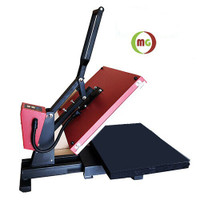 16 X 24" Heat Press (Flat)  w/ "Pull-out" Base clamshell
