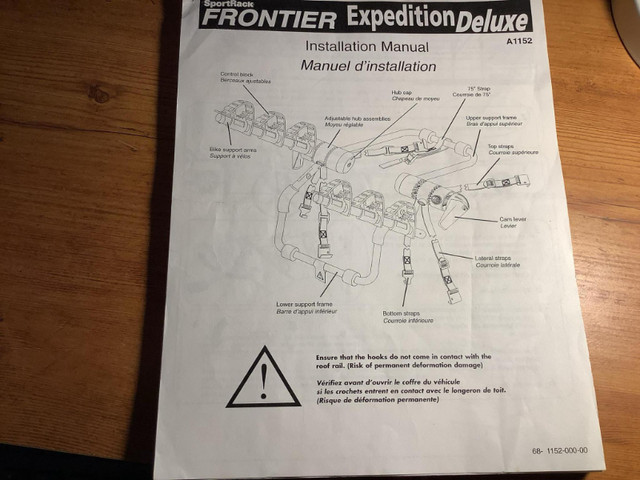 Support pour vélo Frontier Expedition DeLuxe dans Autre  à Ouest de l’Île - Image 4