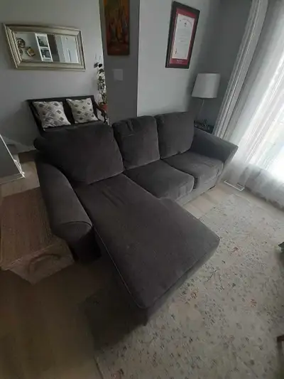 Grey couch, View more