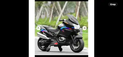 NEW. Kids Ride On Motorcycle, 12V Electric Battery Powered Ride On Bike w/Training Wheels, LED Light...