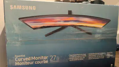 Samsung Curved monitor 27 (68.5) inches for gaming,office work, View more