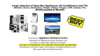 Discount Open Box Appliances, TVs and Air Conditioners