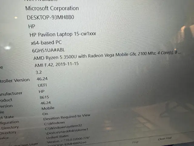HP Pavilion 15-cw1018ca 15.6" FHD AMD Ryzen 5 3500U AMD Laptop in Laptops in City of Toronto - Image 7