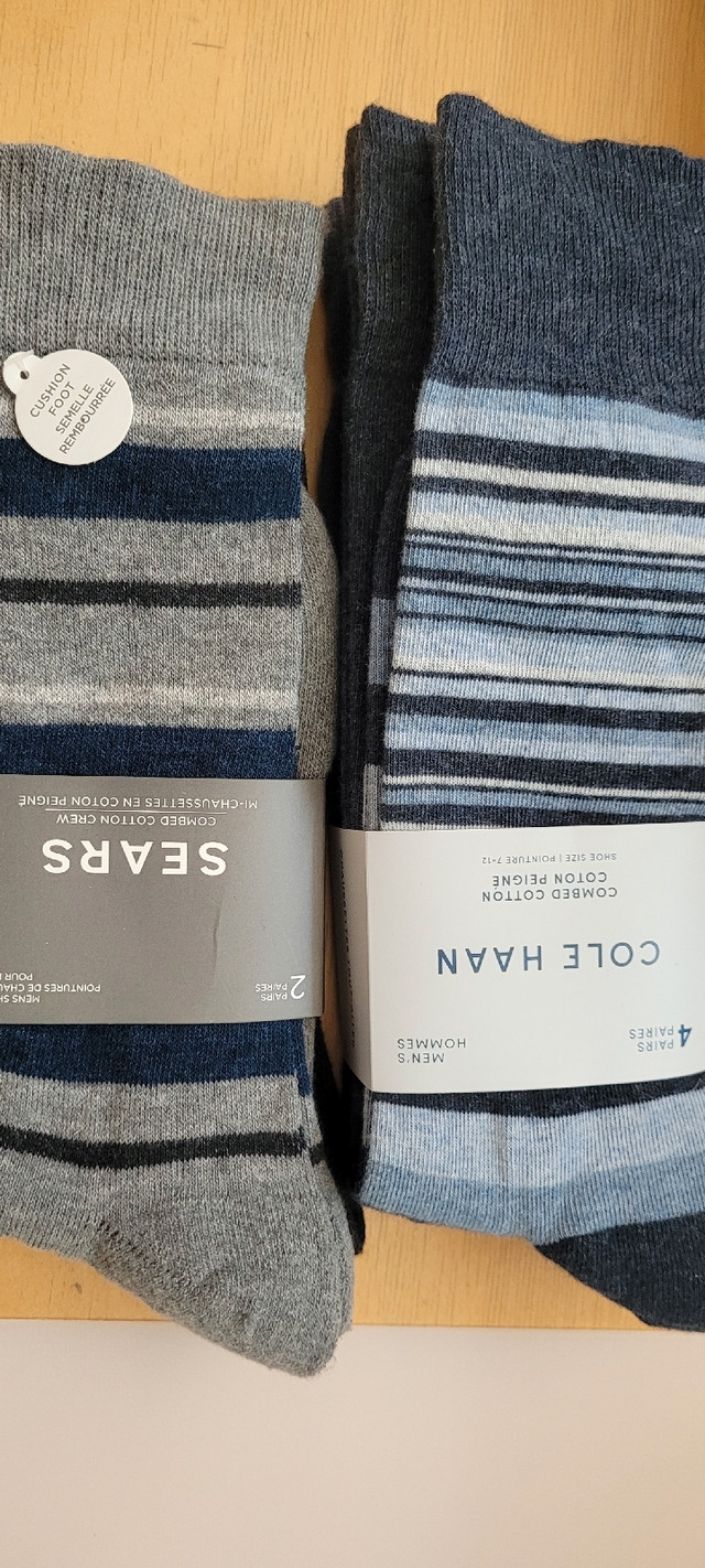 New - Mens Combed Cotton socks (4-pack & 2-pack) $6 for all in Men's in City of Halifax