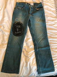Women's boot Cut button fly jeans - 8 short
