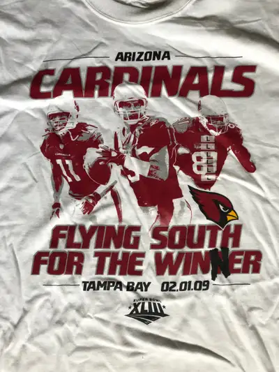 Arizona Cardinals Super Bowl XLIII (43) T-Shirt, View more