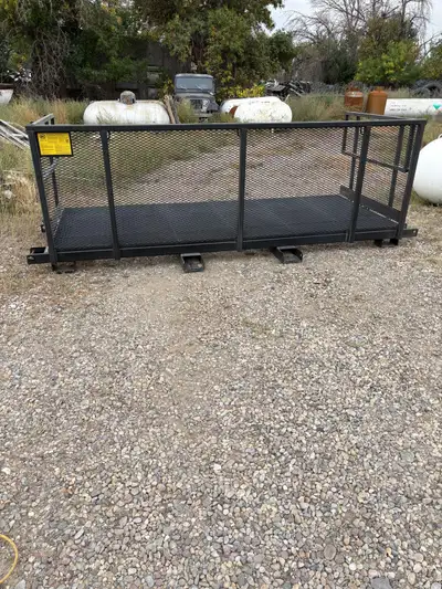 Occupation Health and Safety compliant engineered work platform/ cage for telehandler or forklifts....