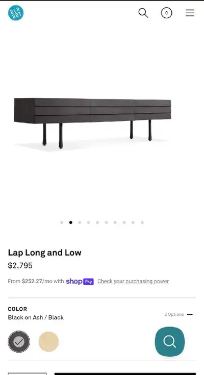 Blu Dot Media/Console Stand, View more