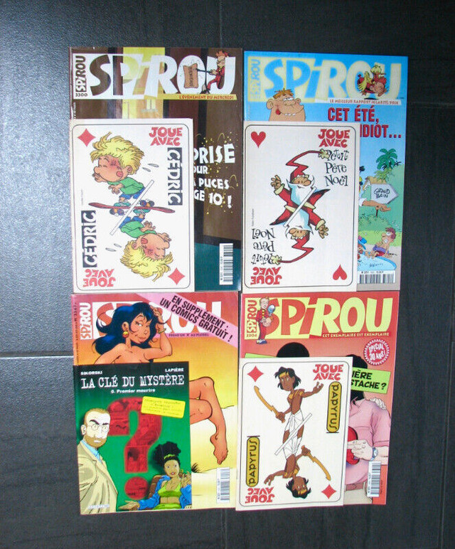 BD Spirou Supplement Hebdomadaire # 3300-3302-3304-3247  $10ch. dans Bandes dessinées  à Longueuil/Rive Sud