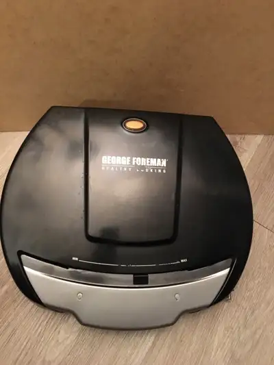 George Foreman 80 sq.in. Stainless sterl grill