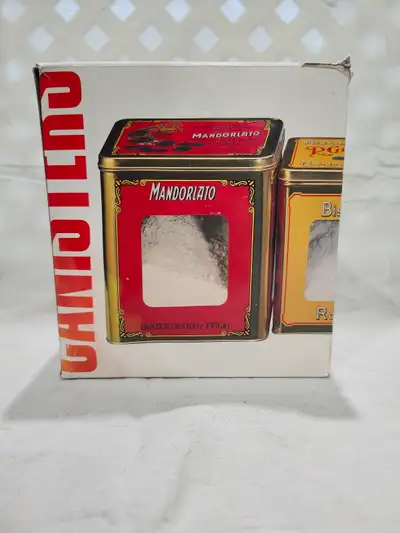 Italian Tin Canister Set, View more