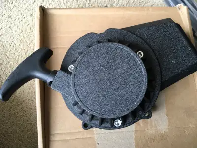 New 50cc pull start assembly. Inner gear can be replace with original.