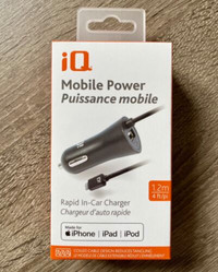 Quality Rapid Car Charger for iPhone or iPad