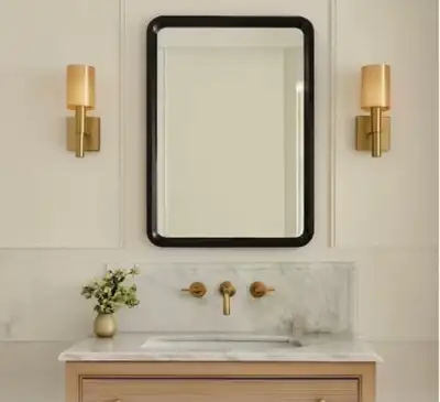 3 Black Vanity Mirrors, View more