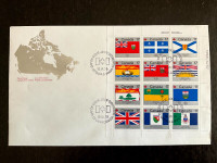 CANADA-PPJ/FDC- 1979- Drapeaux des provinces