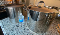 New  20 L stainless steel pots    PADERNOPois for Eternity