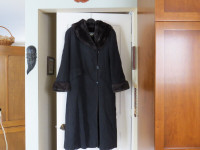 Manteau de suédine Utex Classic pour femme