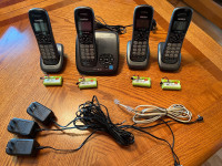 Cordless Phones Uniden DECT1480-4 + Digital Answering Machine