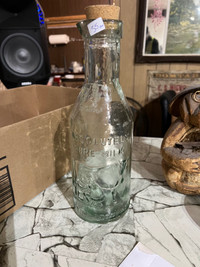 Vintage absolutely pure milk bottle