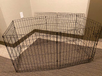 Foldable Metal Pet Dog Fence Pen With Door Gate - 8 sections 24