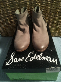 Sam Edelman ladies size 7.5 leather ankle boots