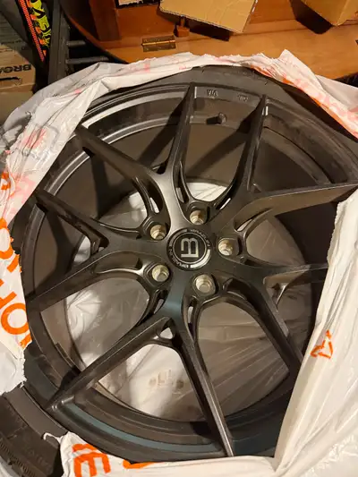 * Braelin BR14 wheels * Michelin Pilot Alpin 5 tires * Used for 1 winter only – excellent condition...