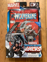 Marvel Universe wolverine + silver samurai 2 pack NEUF new