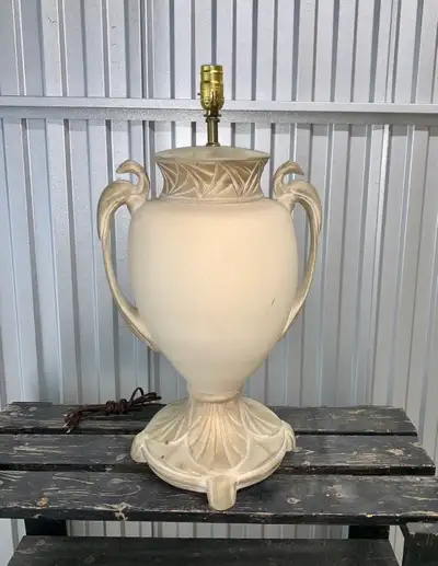 Vintage Ceramic Urn Table Lamp (No Shade), View more