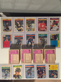 1982-83 OPC partial set, VG cond, includes some RC, CL and Stars