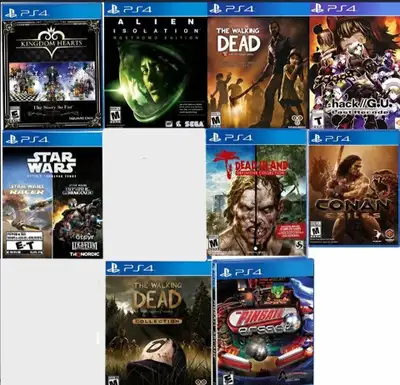 PlayStation 4 Lot 25$+ range, View more