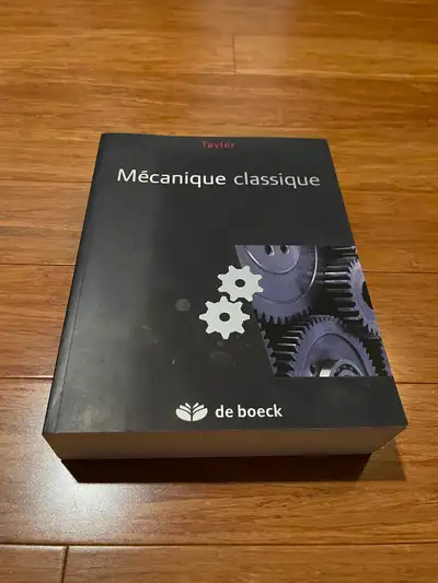 John R Taylor - Mécanique classique. De Boeck., View more