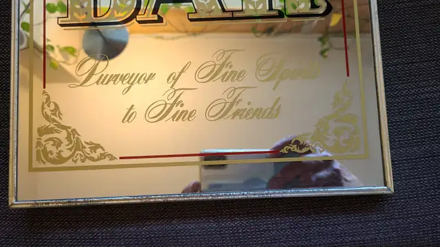 Vintage Private Bar Wall Mirror in Arts & Collectibles in City of Toronto - Image 4