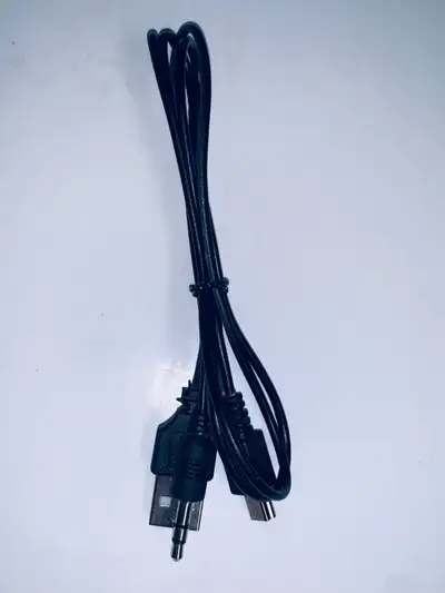 USB Cable - AUX plug, USB Type-A Male, and Mini-USB., View more