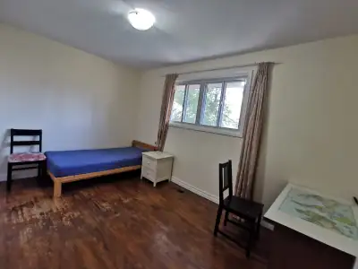 A spacious furnished, bright, quite and clean room with a closet for rent in Scarborough. It is in a...