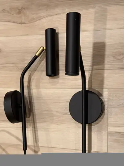 EQ3 Anchor Wall Lamps  x 2 Black, View more