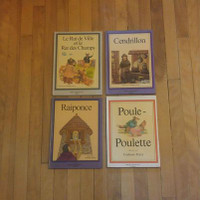 4 livres:$1.25 chacun.LE RAT DE VILLE ET LE RAT DES CHAMPS. Etc.